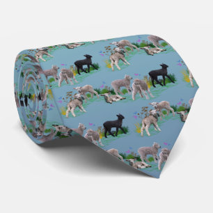 Stropdas Lamb Meadow (Sky Blue Mix)