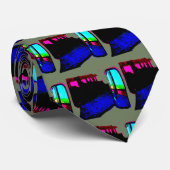 stropdas landroverpatroon (Opgerold)