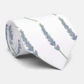 Stropdas Lavender Sprig (Opgerold)