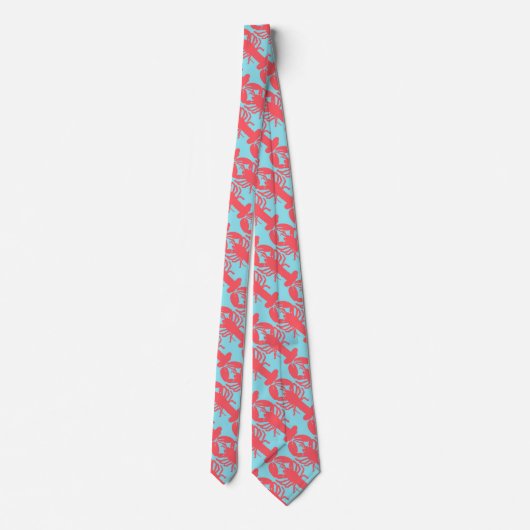 Stropdas Lobster Pattern (Achterkant)