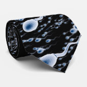 stropdas, man, sperma stropdas (Opgerold)