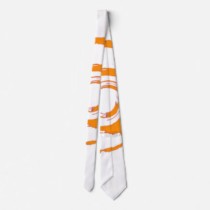 Stropdas met Big Oranje Twirl