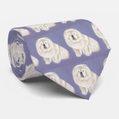 Stropdas met creamchow (Opgerold)