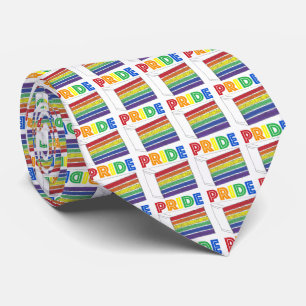 STROPDAS met de PRIDE Rainbow Layer Cke Slice Gay 