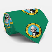 Stropdas met de vlag van de staat Washington - VS (Opgerold)