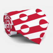 Stropdas met de vlag van Groenland (Opgerold)