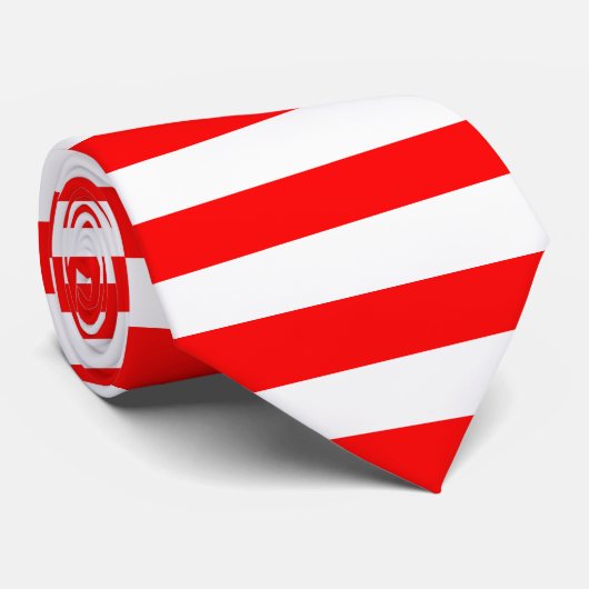 Stropdas met de vlag van Indonesië (Opgerold)