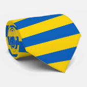 Stropdas met de vlag van Oekraïne (Opgerold)