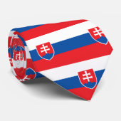 Stropdas met de vlag van Slowakije (Opgerold)