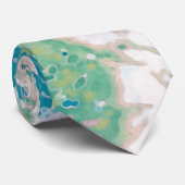 Stropdas met draaiende golven van Margaret Juul (Opgerold)
