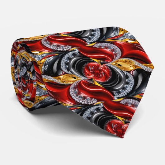 Stropdas met Duitse kleuren Design (Opgerold)