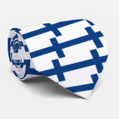 Stropdas met Finse vlag (Opgerold)