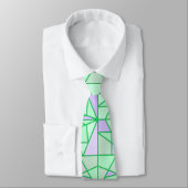 Stropdas met groen plus-ontwerp (Gebonden)