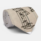 Stropdas met hand gekopieerd Bach van Tony Cimino (Opgerold)