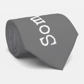 Stropdas met iets grappigs erop, grappige stropdas (Opgerold)