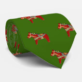 Stropdas met kerstdala-paard (Opgerold)