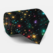 Stropdas met kerstlampjes (Opgerold)