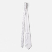 Stropdas met kerstsnowflakes (Achterkant)