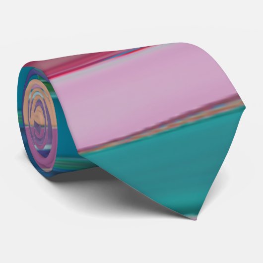 Stropdas met multicolorstrepen (Opgerold)