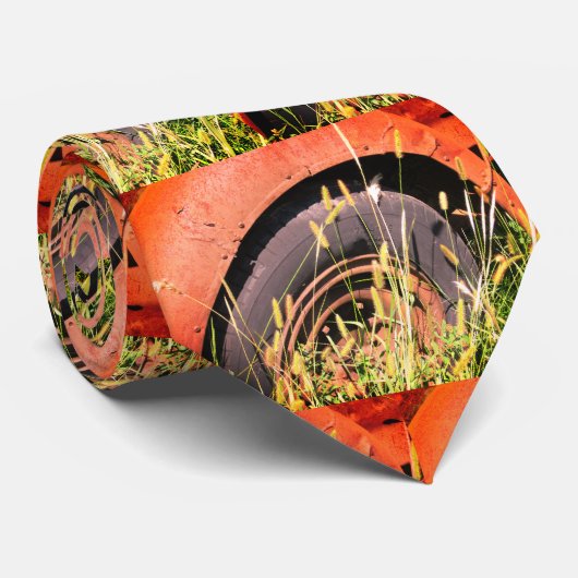 stropdas met Old Chevy Fender en Tire (Opgerold)