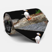 Stropdas met puffins (Opgerold)