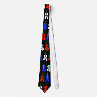 Stropdas met rood, wit en blauw geweld - Gepersona