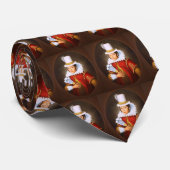 Stropdas met  schilderij van Pocahontas (Opgerold)