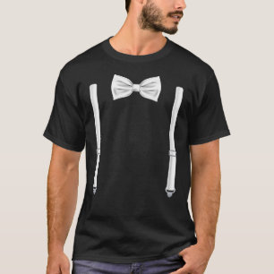 Stropdas met schorsingen - Bowtie voor bruiloft T-shirt