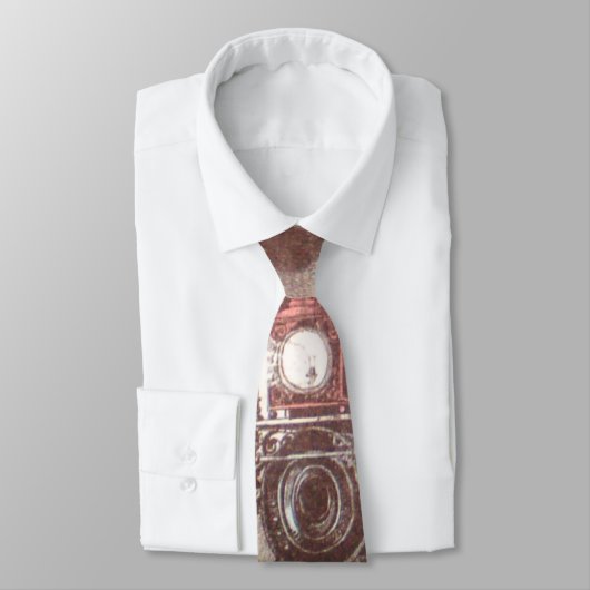 Stropdas met sneeuwgebonden trein (Gebonden)