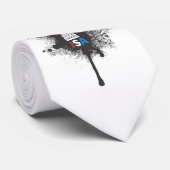 Stropdas met SprayLogo (Opgerold)