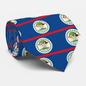Stropdas met vlag van Belize (Opgerold)