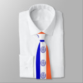 Stropdas met vlag van New York City, VS (Gebonden)