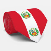 Stropdas met vlag van Peru (Opgerold)