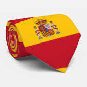 Stropdas met vlag van Spanje (Opgerold)
