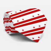 Stropdas met vlag van Washington DC, U.S.A. (Opgerold)