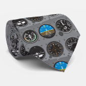 Stropdas met vluchtinstrumenten (Opgerold)