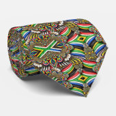 Stropdas met Zuid-Afrikaanse kleuren Design (Opgerold)