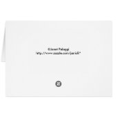 Stropdas met zwarte boog (Achterkant Horizontaal)