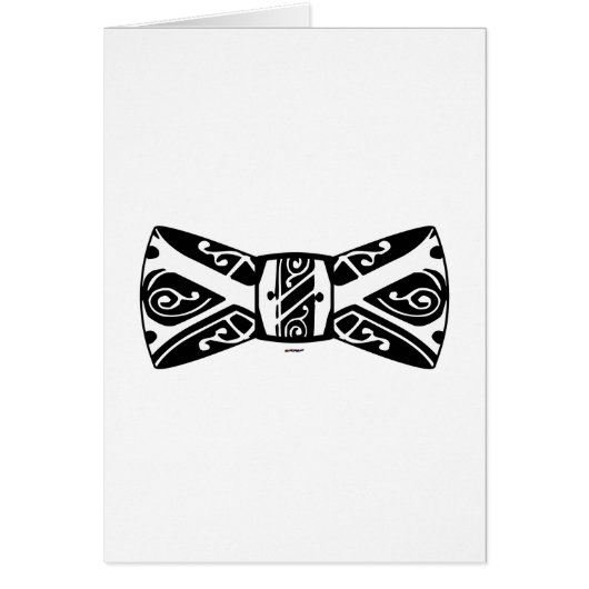 Stropdas met zwarte en witte boog (Voorkant)