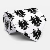 stropdas met zwarte inkt (Opgerold)