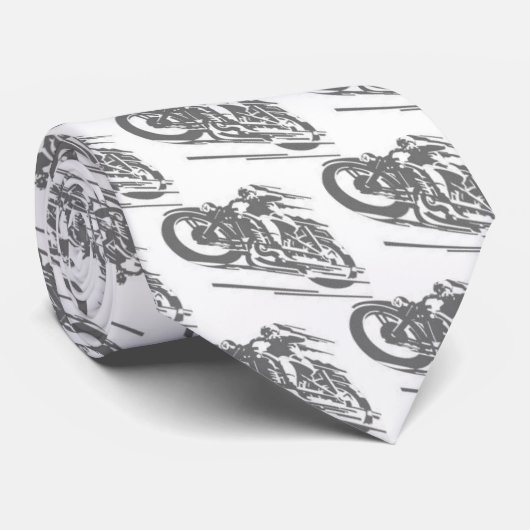 Stropdas motorfiets (Opgerold)