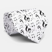 Stropdas Muzieknoten samenvoegen (Opgerold)