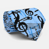 Stropdas Muziekvervagen (Opgerold)