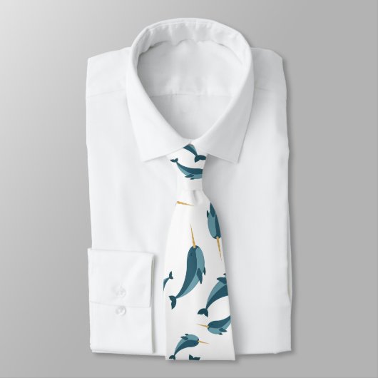 Stropdas Narwhal Pattern (Gebonden)