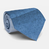 Stropdas Navy Blue Waterverf Ombre (Opgerold)