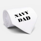 Stropdas Navy Pap (Opgerold)