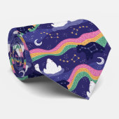 Stropdas Noordelijke Lichten (Opgerold)