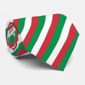Stropdas onder Italiaanse vlag (Opgerold)