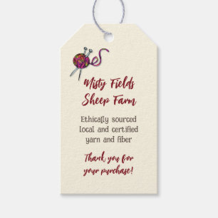 Stropdas op Labels Cadeaulabel