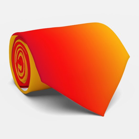 Stropdas, Oranje en geel, FUN Stropdas (Opgerold)